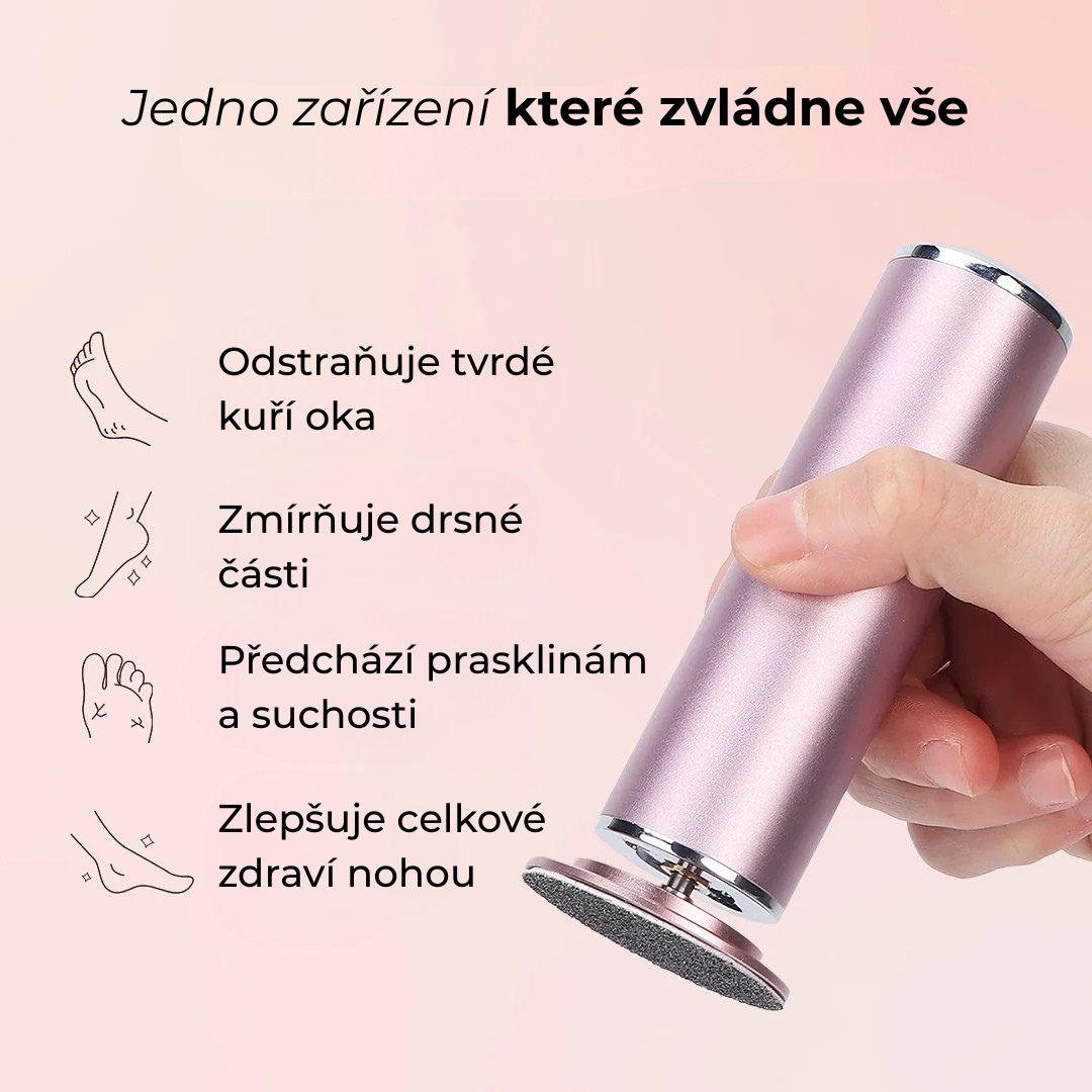 Elektrický odstraňovač mozolů na nohy Yuna