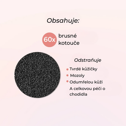 Elektrický odstraňovač mozolů na nohy Yuna