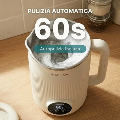 VitaMixia Multifunzione 8 in 1, Prepara Bevande Vegetali, Succhi e Molto Altro.